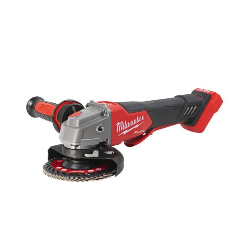 Milwaukee M18 FSAGV115XPDB-0X FUEL™ 115 mm sarokcsiszoló változtatható sebességgel, fékező funkcióval és hosszú alsó kapcsolóval