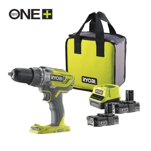 Ryobi R18PD3-220S 18 V ütvefúró-csavarozó (2x2,0 Ah)