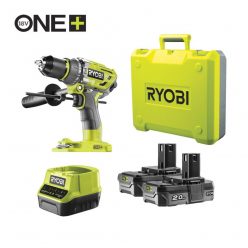   Ryobi R18PD7-220B 18 V szénkefe nélküli ütvefúró-csavarozó (2x2.0Ah)