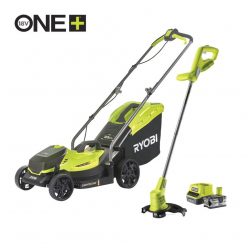   Ryobi RLM1833BLT1825M 18 V 33cm fűnyíró & 25cm szegélyvágó szett