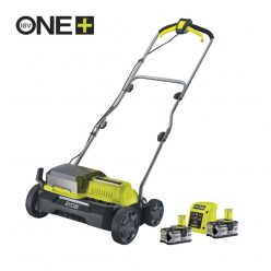   Ryobi RY18SFX35A-240 18 V szénkefe nélküli 35 cm gyepszellőztető/lazító (2 x 4.0 Ah)