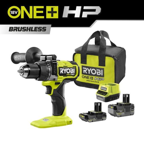 Ryobi RPD18X-242S 18 V HP nagyteljesítményű szénkefe nélküli ütvefúró-csavarozó (4.0Ah + 2.0Ah)