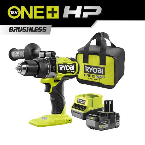 Ryobi RPD18X-1C50S 18 V HP nagyteljesítményű szénkefe nélküli ütvefúró-csavarozó (5.0Ah)