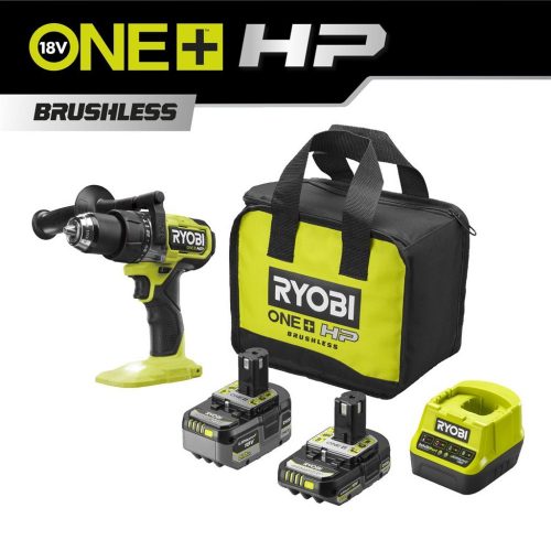 Ryobi RPD18X-2C52S 18 V HP nagyteljesítményű szénkefe nélküli ütvefúró-csavarozó (5.0Ah + 2.0Ah)