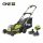 Ryobi RY18LMX40C-240 18 V ONE+™ szénkefe nélküli 40cm fűnyíró (2 x 4.0Ah)